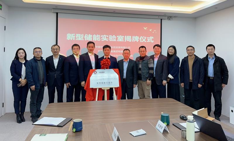 裝備集團(tuán)與中材海外、合肥工業(yè)大學(xué)共建新型儲(chǔ)能實(shí)驗(yàn)室在滬揭牌